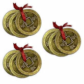 Feng Shui Chinese Coins with Red String