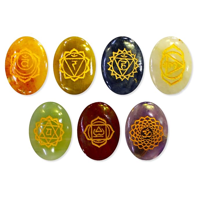 7 Chakra Healing Stones Set