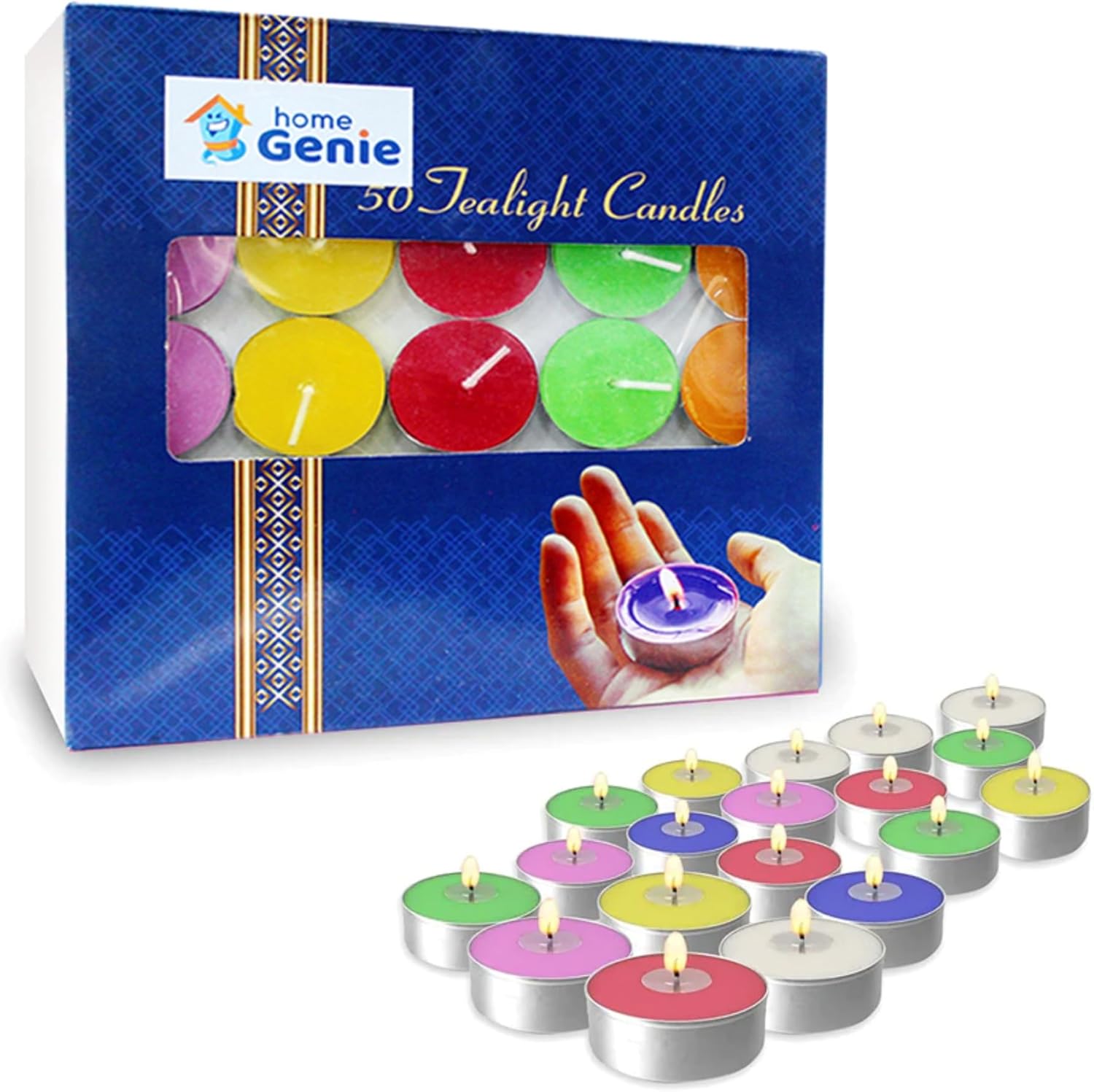 Colorful Tealight Candles