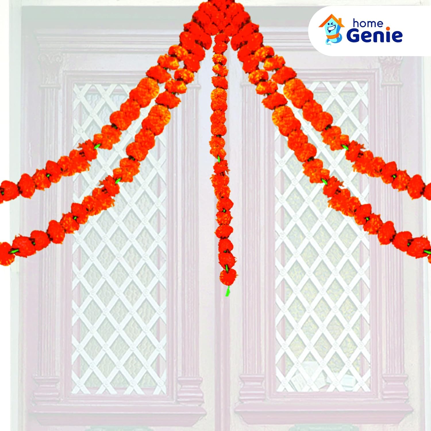 Artificial Marigold Fluffy Flower