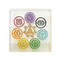 Seven Chakra Selenite Plate