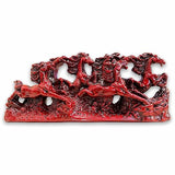 Red Running Horses Showpiece